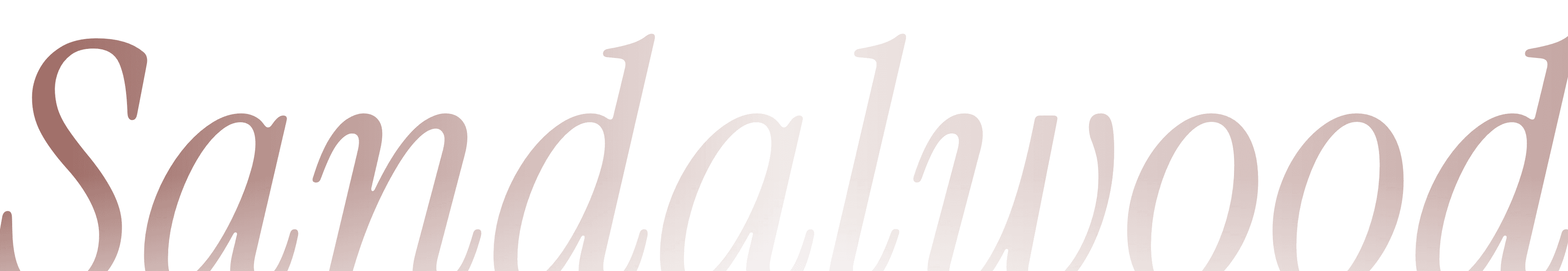 Decorative footer text